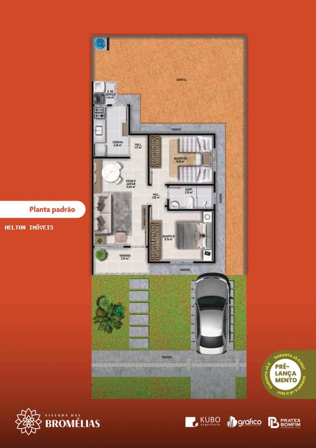 Casa de Condomínio, 2 quartos - Foto 19