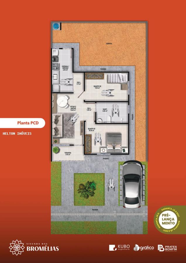 Casa de Condomínio, 2 quartos - Foto 20