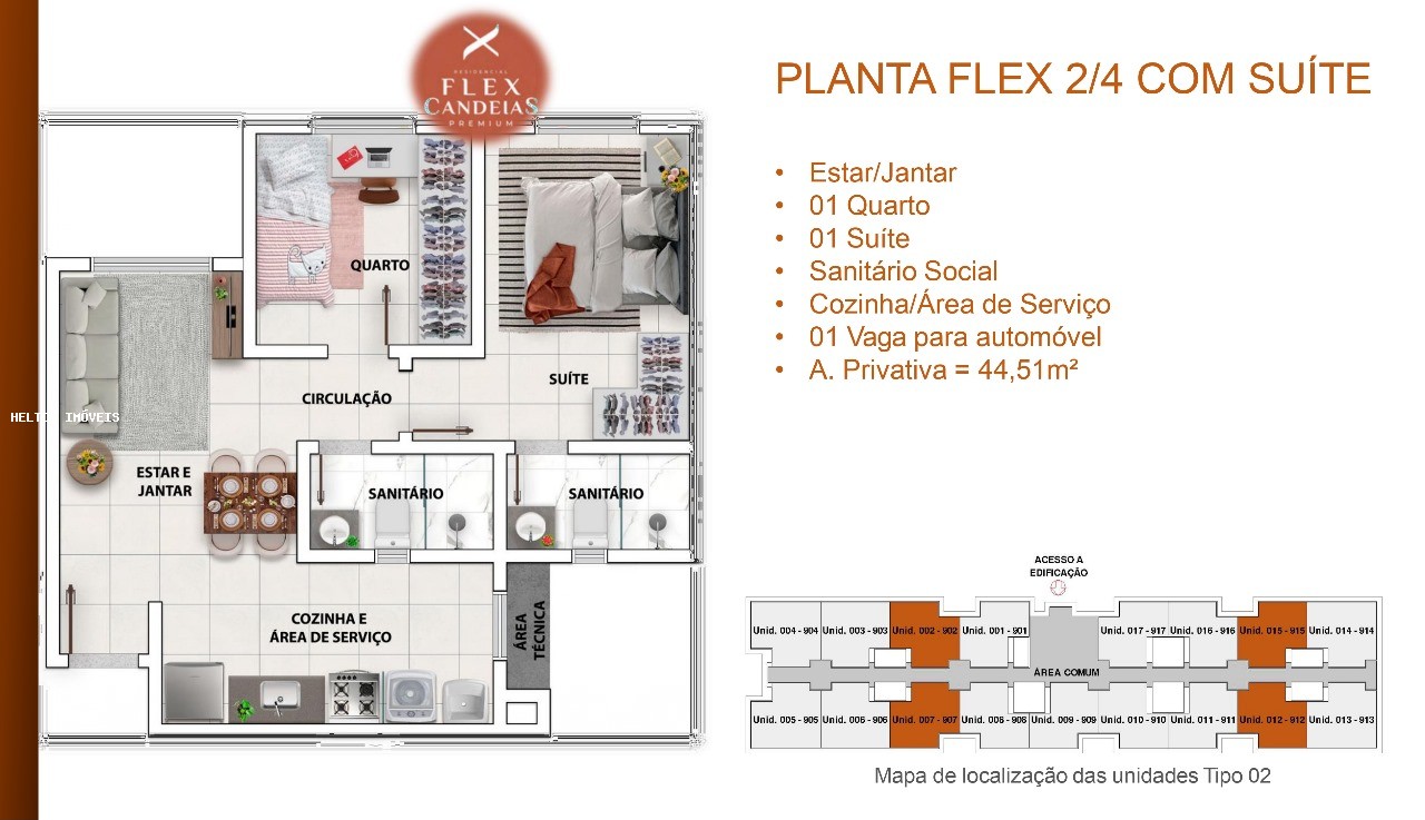 Apartamento, 2 quartos, 42 m² - Foto 17