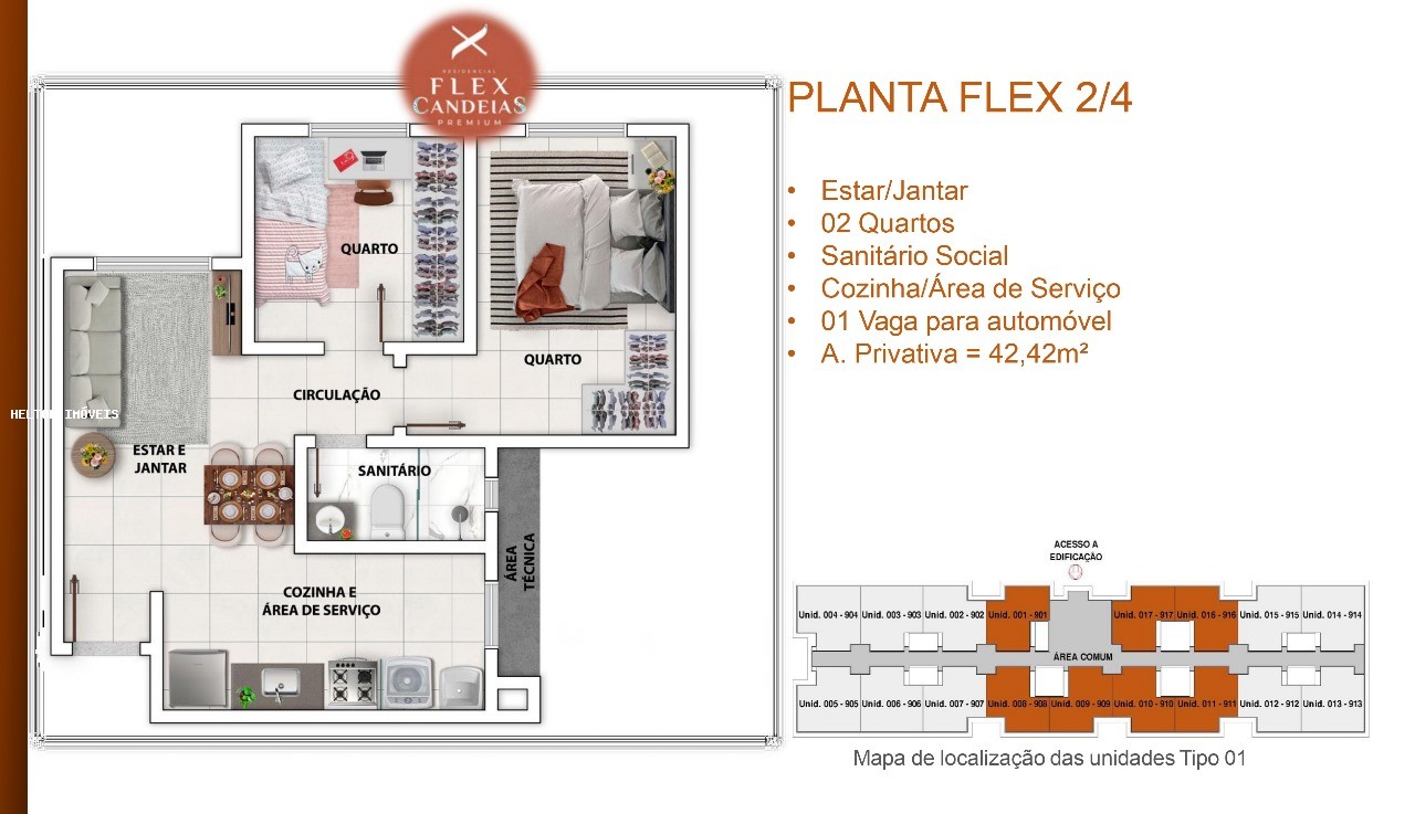 Apartamento, 2 quartos, 42 m² - Foto 16